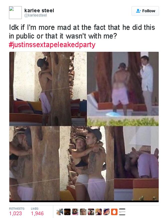 OMG! Did Justin Bieber have sex with his girlfriend in public?