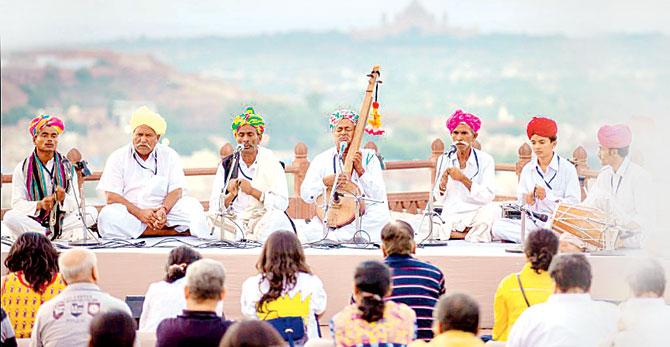 Music will be played from dawn to dusk at the Mehrangarh Fort