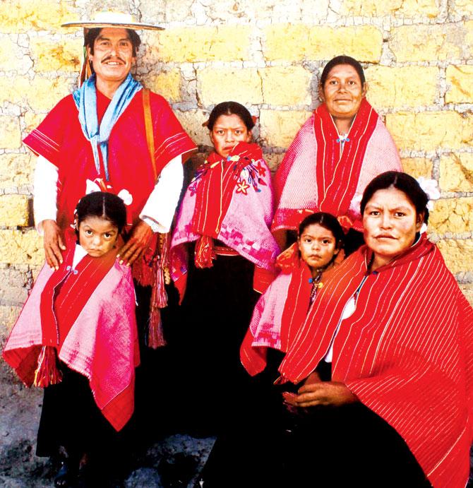 A family of florists from Mexico City. Pic courtesy/Lourdes Almeida