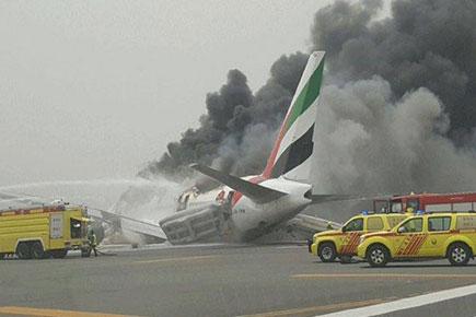 Emirates flight from India catches fire after landing in Dubai