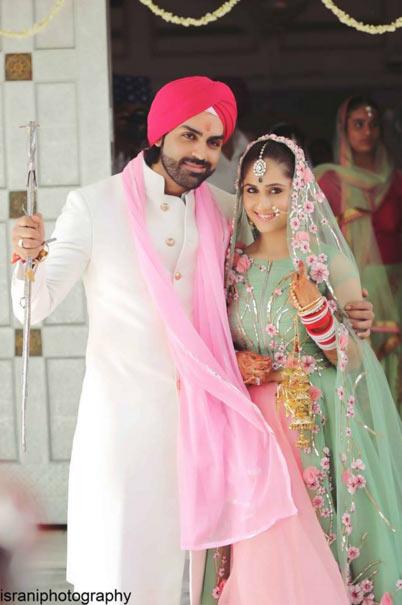 Hitched! TV actors Hunar Hale and Mayank Gandhi get married