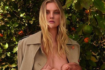 International magazine's striking cover focuses on breastfeeding