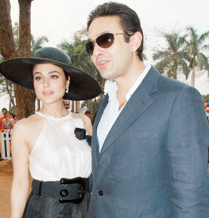 Ness Wadia and Preity Zinta, who co-own Kings XI Punjab in IPL