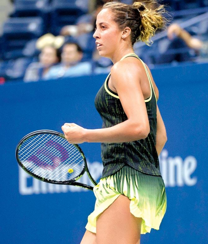 US Madison Keys during the US Open women