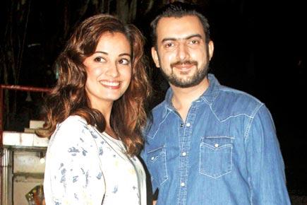 Spotted: Dia Mirza and hubby Sahil Sangha in Bandra