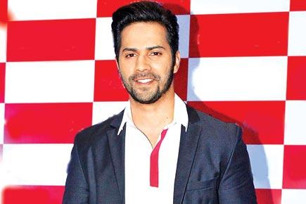 Varun Dhawan at a magazine cover launch event