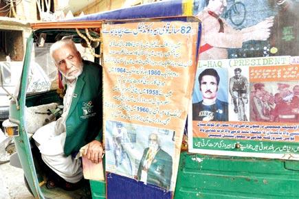 Pakistan two-time Olympian Muhammad Ashiq now drives a rickshaw