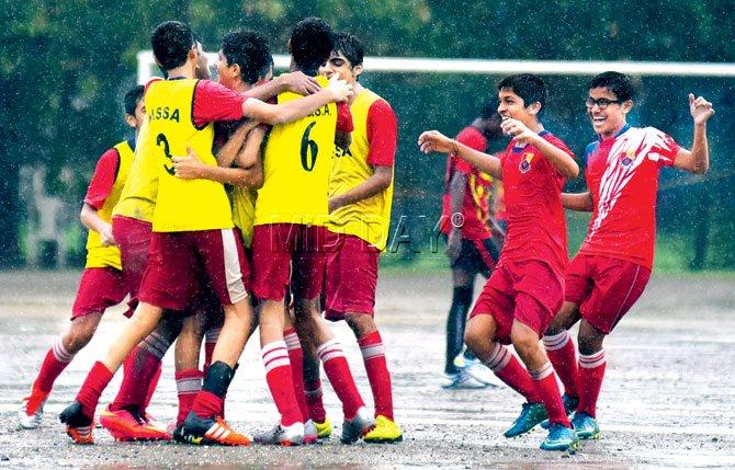 Escape to victory: Campion boys are over the moon after Amartya