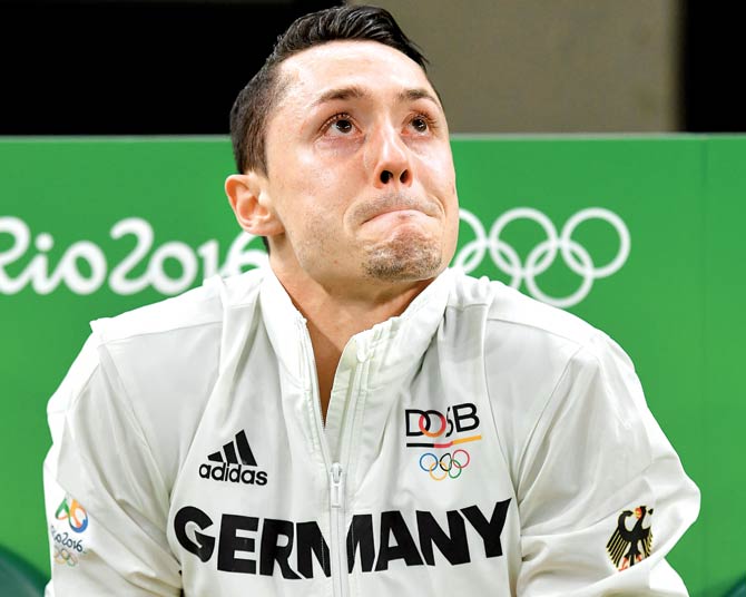 Andreas Toba in tears after his Olympics dream comes to an end 