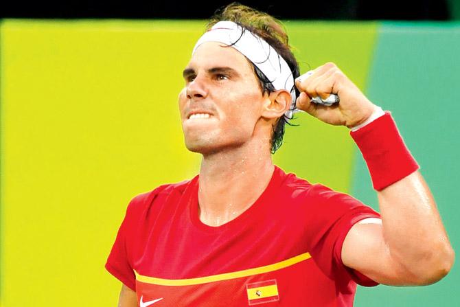 Rafael Nadal. Pic/ AFP