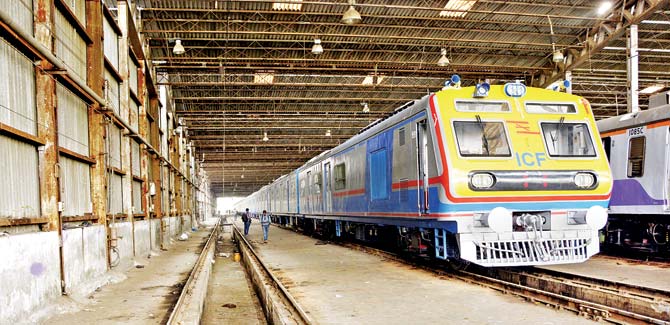 The AC rake is currently at the Kurla carshed, where it awaits further improvements before trial runs begin