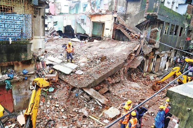 Earlier this month, 8 persons were buried and 22 injured when a three-storey building collapsed in Bhiwandi, Thane, following a spell of incessant rain