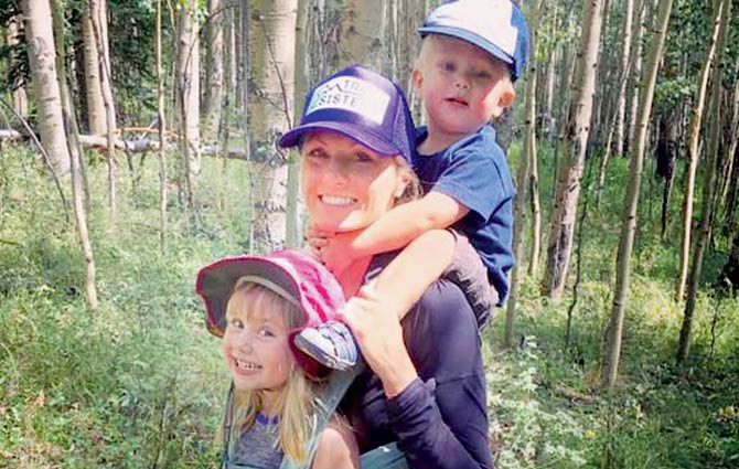 Chelsey Russel with her children
