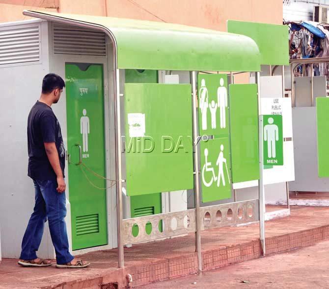 The green toilets will save water and prevent any stench. Pic/Sayyed Sameer Abedi