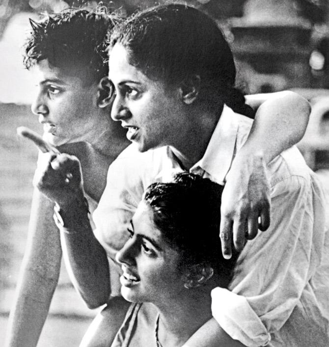Abhishek and Shweta with their mother, Jaya Bachchan. “Ma was the more forceful disciplinarian of the two,” he says, but also confesses to being a mama’s boy.