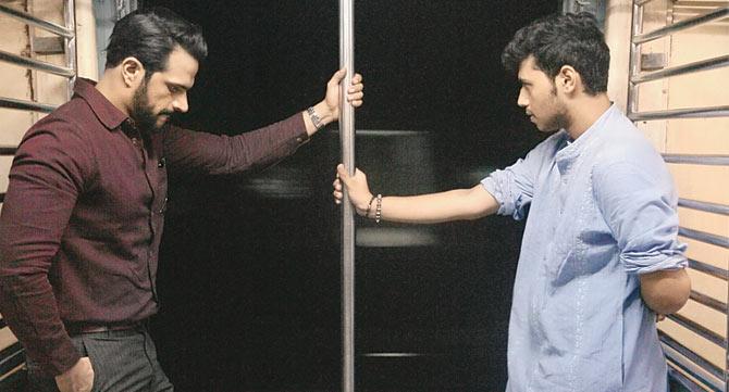 Actors Jitin Gulati (left) and Dhruv Singhal in a still from Sisak