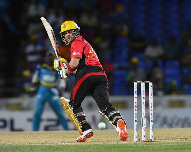 Brendon McCullum in action against Zouks in CPL on 