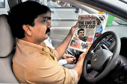 Spotted: Readers with the evening edition of mid-day