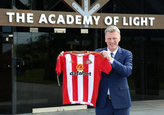 David Moyes attends his first press conference as Sunderland manager at The Academy of Light on Monday. Pic/Getty Images 