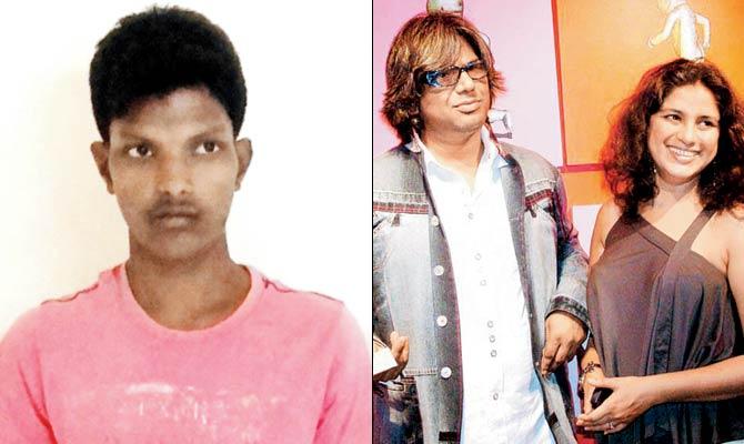 Pradeep Rajbhar (left) said that Chintan Upadhyay had plotted his wife Hema’s murder
