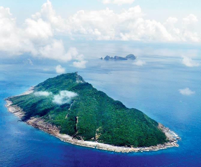 The disputed islands known as Senkaku in Japan and Diaoyu in China. A look at the map will tell you why the Senkakus are deemed important by China. Pic/AFP