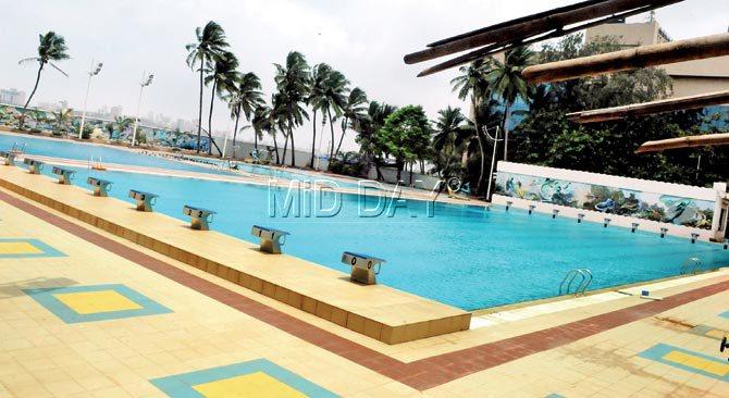 The all-new swimming pool at Shivaji Park. Pic/Datta Kumbhar