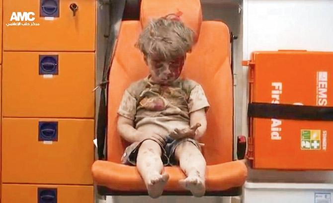 The image of the Syrian boy that has sent ripples across the globe. 