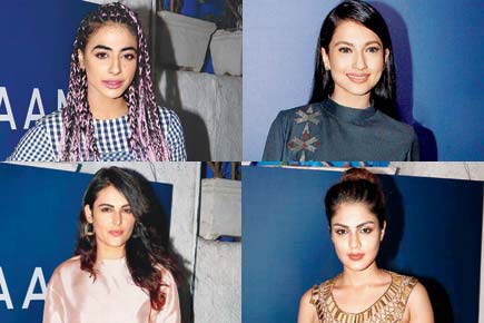 Spotted: Rhea Chakraborty, Gauahar Khan at launch party of a lifestyle store