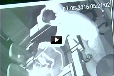 Caught on camera: Jewellery showroom being robbed in Agra 