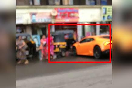 Mira-Bhayander corporators wife crashes Lamborghini into an auto    