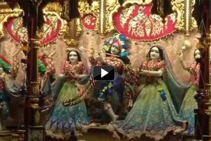 Watch Video: Janmashtami celebrations at ISKCON temple in Mumbai