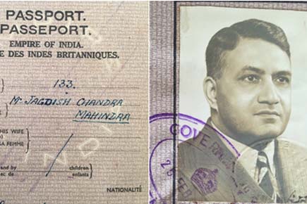 Anand Mahindra tweets picture of grandfather with 'Empire of India' passport 