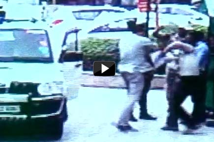 Video: Minister's security personnel thrash guards in Ghaziabad