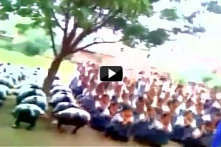 Shocking Video: Udaipur school punishes students during assembly