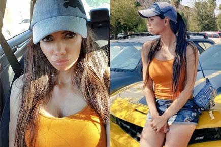 Indian hottie golfer Sharmila Nicollet's summertime with her 'devil'