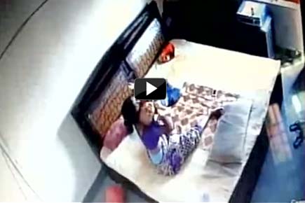 Shocking Video: Woman caught on CCTV mercilessly beating infant