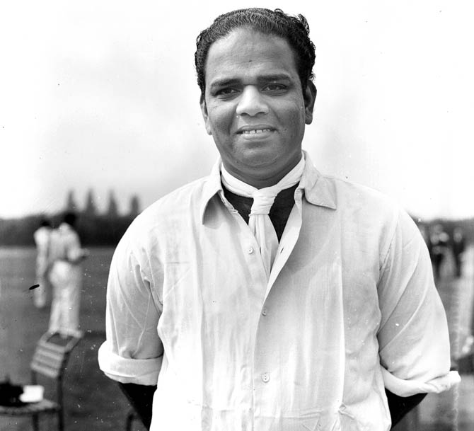 Vijay Manjrekar poses for a picture on the 1959 tour of England. Pic/Getty Images