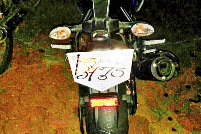 Kalpesh Gopinath Devdhar (28) was arrested after the police traced the registration address of his bike to his hometown in Raigad