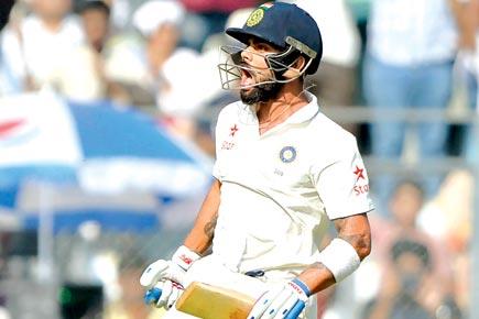 Mumbai Test: Virat Kohli thrills Wankhede crowd with his knock