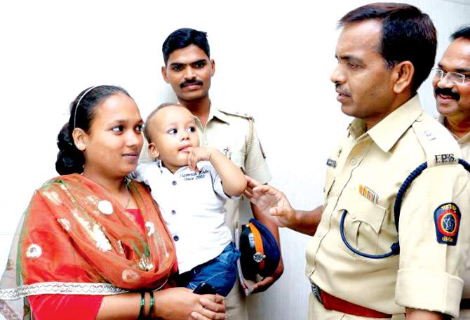 The baby that was recovered from the arrested accused