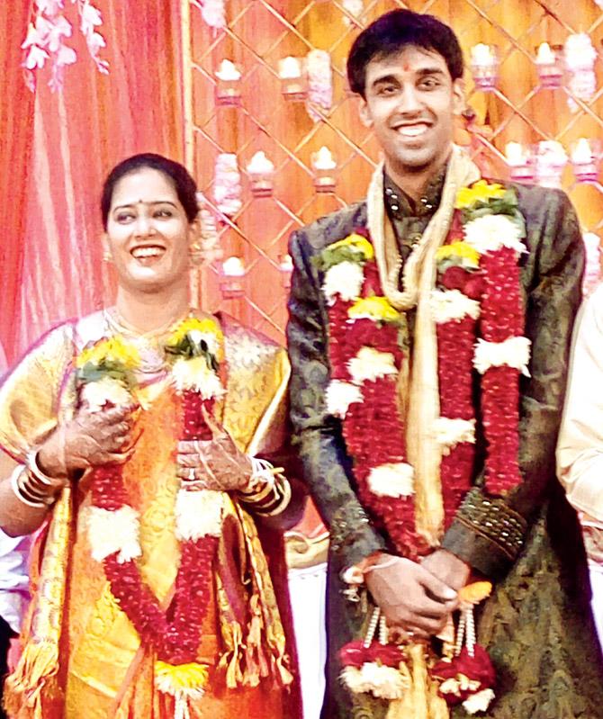 Newly-weds Pradnya Gadre and Pranaav Jerry Chopra