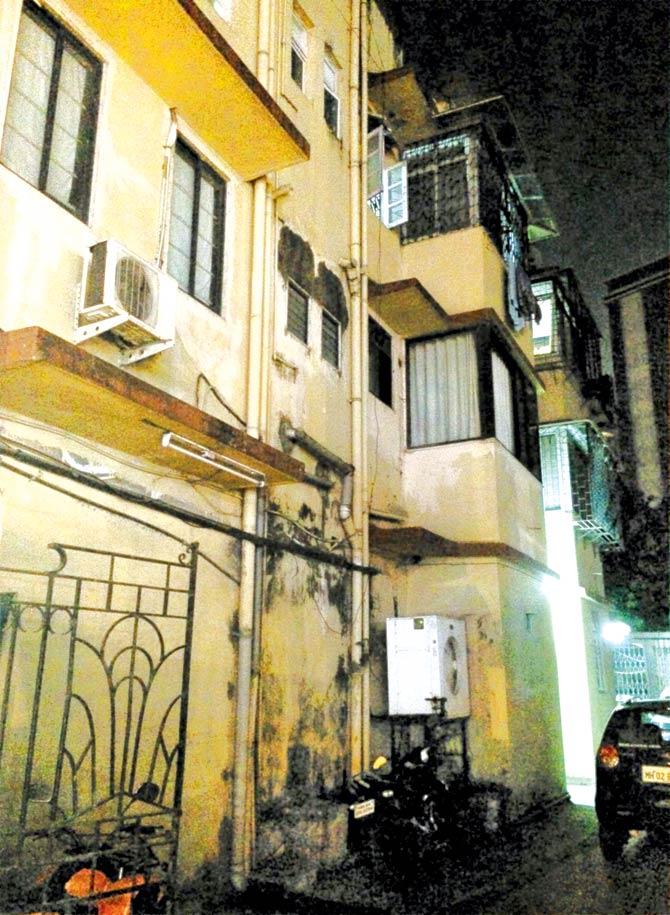 The family had provided the income tax department with a fake address in this Bandra building