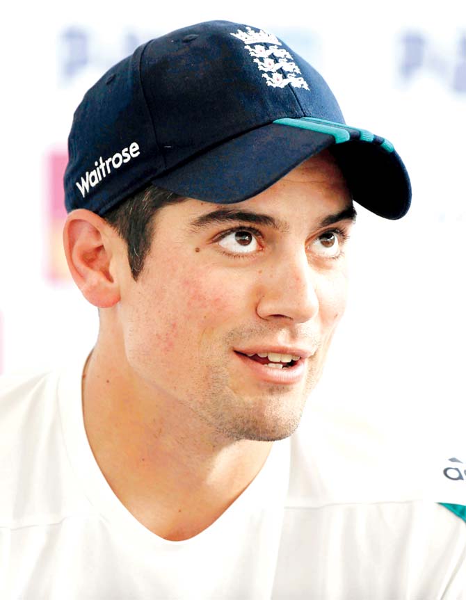 England captain Alastair Cook. Pic/AFP