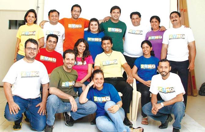 The core group for ZYNG. The group is open to membership for any Mumbai resident in the 16-40 age group