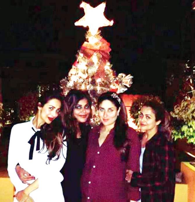 Malaika Arora, Kareena Kapoor and Amrita Arora Ladak