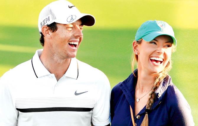 Rory McIlroy and fiancee Erica Stoll