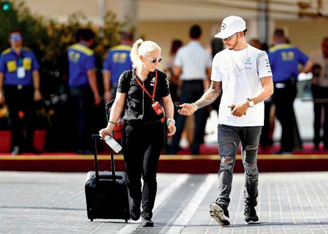 F1 star Lewis Hamilton is not a playboy, insists his physio