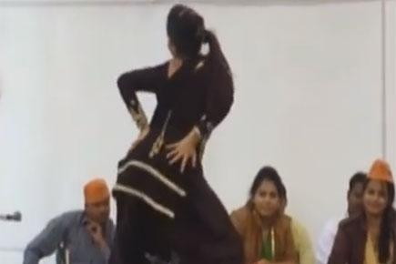Watch video: Vulgar dance at BJP's 'parivartan rally'