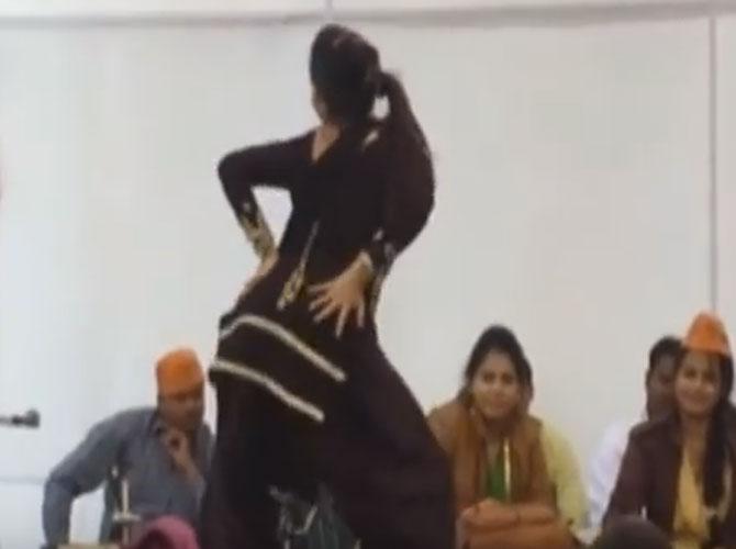 Watch video: Vulgar dance at BJP