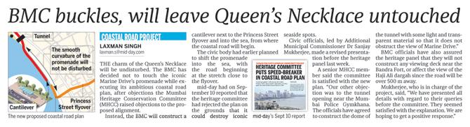 mid-day’s October 10 report on the BMC rejigging its plan